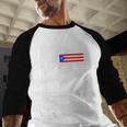 Puerto Rican Dad Nutrition Facts Pride Father's Day Men Baseball Raglan Shirt