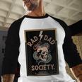 Rad Dad Society Cool Dad Club Dad Life Tee Fathers Day Men Baseball Raglan Shirt