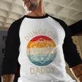 Retro Dungeon Daddy Fathers Day Men Baseball Raglan Shirt