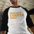 Roller Coaster Dad Definition Best Dad Ever Men Baseball Raglan Shirt