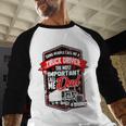Semi Truck Driver For Truckers And Dads Small Men Baseball Raglan Shirt