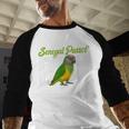Senegal Parrot Dad Senegal Parrot Owner Senegal Parrot Lover Men Baseball Raglan Shirt