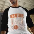 Senior Dad Class Of 2026 Graduate Basketball Graduation 2026 Men Baseball Raglan Shirt