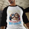 Shih Tzu Dad Like A Regular Dad But Cooler Dog Father's Day Men Baseball Raglan Shirt