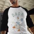 Silly Dada Silly Goose Mom Birthday Family Matching Party Men Baseball Raglan Shirt