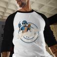 Skeleton Dad Tax Making Sure It's Not Poison Fathers Day Men Baseball Raglan Shirt