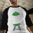 Smoke Daddy Green Egg Pitmaster Dad Tshirt BBQ Grill Men Baseball Raglan Shirt