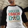 Soccer Coach Dad T-Shirt Men Baseball Raglan Shirt
