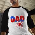 Spiders Dad Matching Family Birthday Father's Day Men Baseball Raglan Shirt