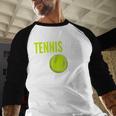 Tennis Dad For Men Tennis Dad Humor Tennis Lover Men Baseball Raglan Shirt
