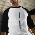Thin Blue Line Proud Dad Police Family T-Shirt Men Baseball Raglan Shirt