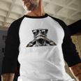 Tortoise Dad Tortoise With Sunglasses Vintage Tortoise Dad Men Baseball Raglan Shirt