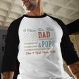 I Have Two Titles Dad & Pops I Rock Them Both Pops Men Baseball Raglan Shirt I Have Two Titles Dad & Pops I Rock Them Both Pops Men Baseball Raglan Shirt