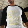 University Of Delaware Blue Hens 1 Dad Men Baseball Raglan Shirt