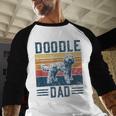 Vintage Doodle Dad Aussie Doodle & Goldendoodle Men Baseball Raglan Shirt Vintage Doodle Dad Aussie Doodle & Goldendoodle Men Baseball Raglan Shirt