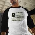 Vintage Proud Army Dad Camo American Flag Veteran Men Baseball Raglan Shirt