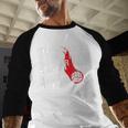 Volleyball Mom Dad Parent Shirt Daughter Player Men Baseball Raglan Shirt