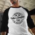 Warning Father Daughter Trip In Progress Trip With Dad Men Baseball Raglan Shirt