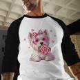 Westie Dog Valentines Day Dog Mom Westie Dad Candy Sucker For Men Women Girls Kids Men Baseball Raglan Shirt