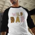 Wild Wild Dad Two Wild Birthday Outfit Zoo Birthday Animal Men Baseball Raglan Shirt