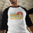 Worlds Okayest Golfer Retro Golf Joke Dad Men Women Kids Men Baseball Raglan Shirt Worlds Okayest Golfer Retro Golf Joke Dad Men Women Kids Men Baseball Raglan Shirt