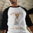 World´s Best Jack Russell Terrier Dad Dog Owner Men Men Baseball Raglan Shirt