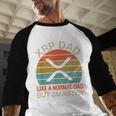 XRP Dad Crypto Merchandise Definition Men Baseball Raglan Shirt XRP Dad Crypto Merchandise Definition Men Baseball Raglan Shirt