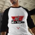 Yo No Ronco Yo Sueno Que Soy Un Camion Latin Dad Spanish Men Baseball Raglan Shirt
