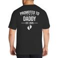 1st Time Dad EST 2026 New Dad New First Fathers Day Big And Tall Men's T-Shirt Back Print