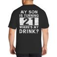 21st Birthday Dad Mom 21 Year Old Son Matching Family Big And Tall Men's T-Shirt Back Print