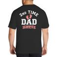2nd Second Time Dad It's a Girl Gender Reveal Big And Tall Men's T-Shirt Back Print
