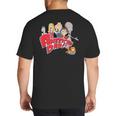 American Dad Show Logo With Family Cartoon Big And Tall Men's T-Shirt Back Print