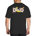 Astronaut Dad Space Birthday Planets Party Matching Family Big And Tall Men's T-Shirt Back Print