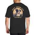 Aussie DAD Australian Shepherd Big And Tall Men's T-Shirt Back Print