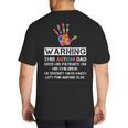 Autism Awareness Warning This Autism Dad T-Shirt Big And Tall Men's T-Shirt Back Print Autism Awareness Warning This Autism Dad T-Shirt Big And Tall Men's T-Shirt Back Print