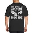 This Is What An Awesome Dad Looks Like Shirt Men Fathers Day Big And Tall Men's T-Shirt Back Print This Is What An Awesome Dad Looks Like Shirt Men Fathers Day Big And Tall Men's T-Shirt Back Print