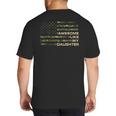 Awesome Like My Daughter Men Fathers Day American Flag Dad Big And Tall Men's T-Shirt Back Print Awesome Like My Daughter Men Fathers Day American Flag Dad Big And Tall Men's T-Shirt Back Print