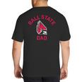 Ball State University Cardinals Arched Dad Big And Tall Men's T-Shirt Back Print