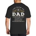 The Bank Of Dad Father's Day College Tuition Student Big And Tall Men's T-Shirt Back Print