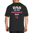Barbie Dad Of The Birthday Girl Small Big And Tall Men's T-Shirt Back Print