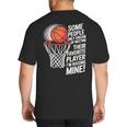 Basketball Mom Or Dad Basketball Parent Big And Tall Men's T-Shirt Back Print