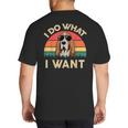 Basset Hound Shirts I Do What I Want Basset Hound Dad Big And Tall Men's T-Shirt Back Print Basset Hound Shirts I Do What I Want Basset Hound Dad Big And Tall Men's T-Shirt Back Print
