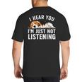 Beagle For Men Women Dad Mom Beagle Dog Lovers Big And Tall Men's T-Shirt Back Print