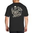Bearded Dad Daddy Father’s Day My Other Ride Is His Beard Big And Tall Men's T-Shirt Back Print
