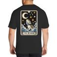 Bearded Dragon Tarot Card Beardie Mom Beardie Dad Men Women Big And Tall Men's T-Shirt Back Print