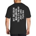 Belgian Malinois Mom Dad Dog Lover Women Men Kids Big And Tall Men's T-Shirt Back Print