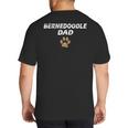 Bernedoodle Dad & Kids Tee Fathers Day T-Shirt Big And Tall Men's T-Shirt Back Print