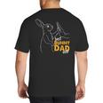 Best Bunny Dad Ever Rabbit Daddy Bunny Father Bunny Big And Tall Men's T-Shirt Back Print