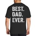 Best Dad EverShirt Men Husband Big And Tall Men's T-Shirt Back Print