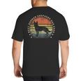 Best German Shepherd Dad Ever Daddy Dog Lover Owner Big And Tall Men's T-Shirt Back Print